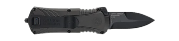 M&P Accessories M&P Compact 1.90" OTF Automatic Black Oxide Stainless Steel Blade Gray/Black Aluminum