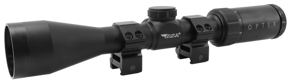 BSA OPTIX 3-9x40mm Hunting Scope 1" Tube BDC-8 Matte Black