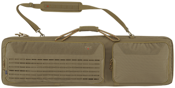 Tac Six Squad 46" Tactical Rifle Case Coyote 600D Polyester Lockable
