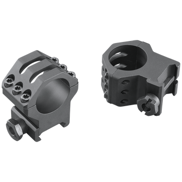 Weaver Mounts 99690 Six-Hole Picatinny Tactical Rings 1" Extra High Matte Black Aluminum