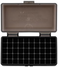 Berry's 19642 Ammo Box 9mm Luger,.380 ACP 50rd Smoke Lid w/Black Bottom