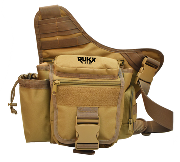 RUKX Gear ATICTSBT Sling Bag Tan 600D Polyester Single Strap