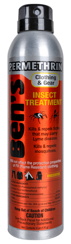 Ben's Clothing & Gear Insect Repellent 6 oz 0.5% Permethrin Aerosol