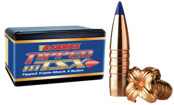 Barnes Bullets Tipped TSX 6.5 Creedmoor 100gr Boat Tail 50/Box