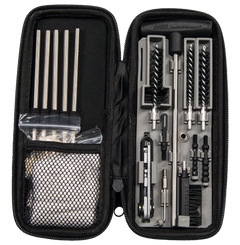 M&P Accessories Compact Rifle Cleaning Kit .22/.30 Cal 36" Rod Carry Case