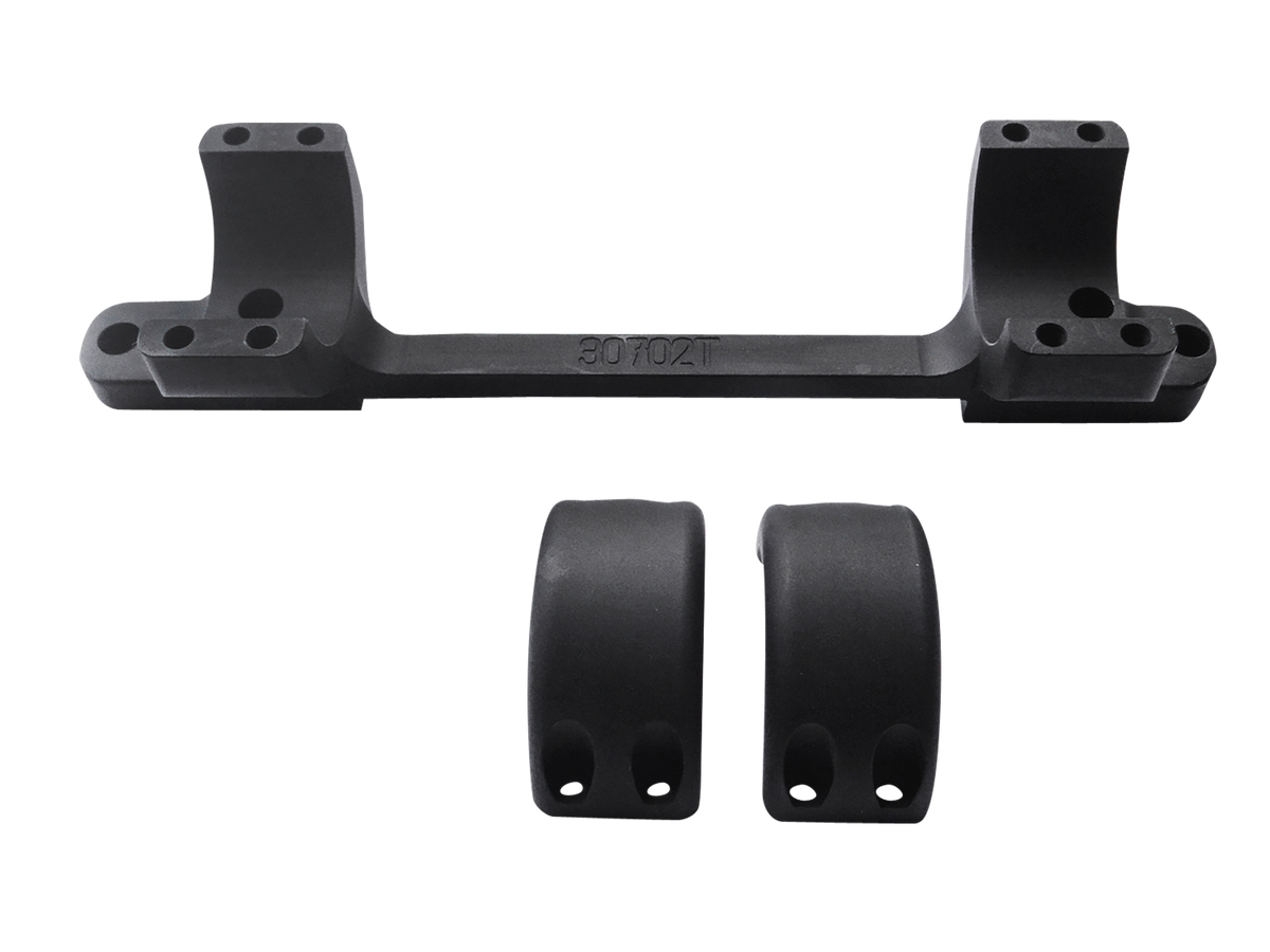 DNZ Game Reaper Remington 700 Long Action 30mm Medium 1-Piece 20 MOA Matte Black Scope Mount & Ring Combo