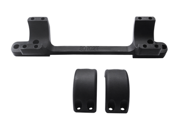DNZ Game Reaper Remington 700 Long Action 30mm Medium 1-Piece 20 MOA Matte Black Scope Mount & Ring Combo