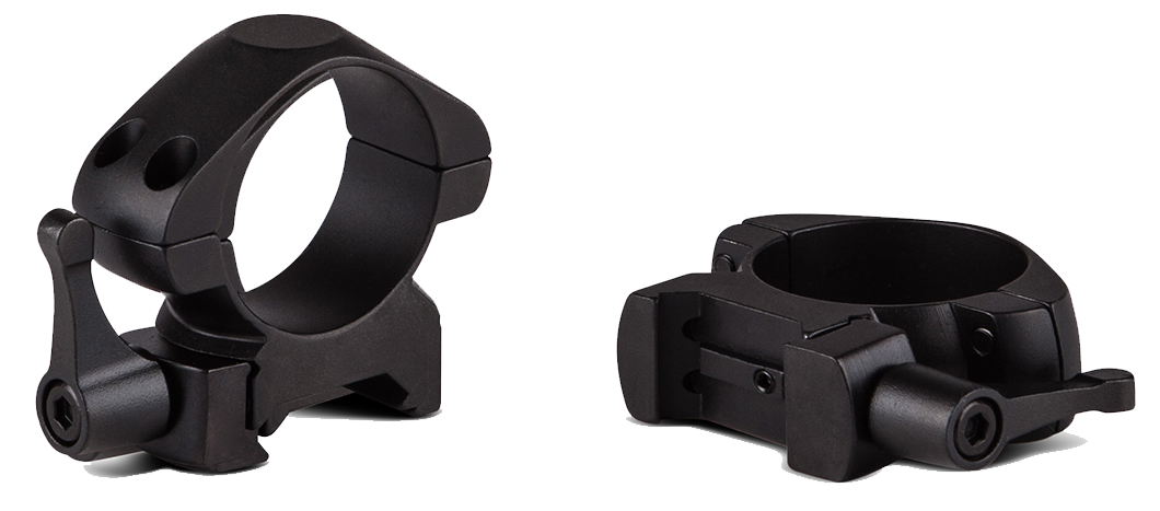 Konus 7410 Steel Scope Rings 30mm Quick Release Medium 0 MOA