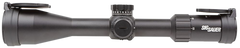 Sig Sauer Electro-Optics Whiskey4 2.5-10x42mm 30mm Tube SFP Illuminated Hellfire Quadplex Riflescope - Black