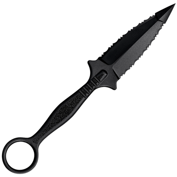 Cold Steel CS92FR FGX Ring Dagger 3.5" Fixed Serrated Black Griv-Ex