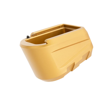 Tyrant CNC P365-XMACRO Magazine Extension 9mm +3 Rds Gold 6061 Aluminum - Fits Sig P365