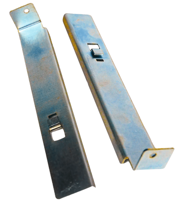 Berry's 54358 Gun Safe Pistol Rack Silver Steel Wall Mount