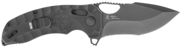 S.O.G Kiku XR LTE 3.02" Folding Tanto Plain Cryo CTS XHP Black Linen Micarta Handle