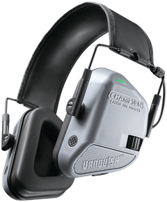 Champion Targets Vanquish 22 dB Electronic Earmuff Over the Head Rechargeable Li-ion Gray/Black