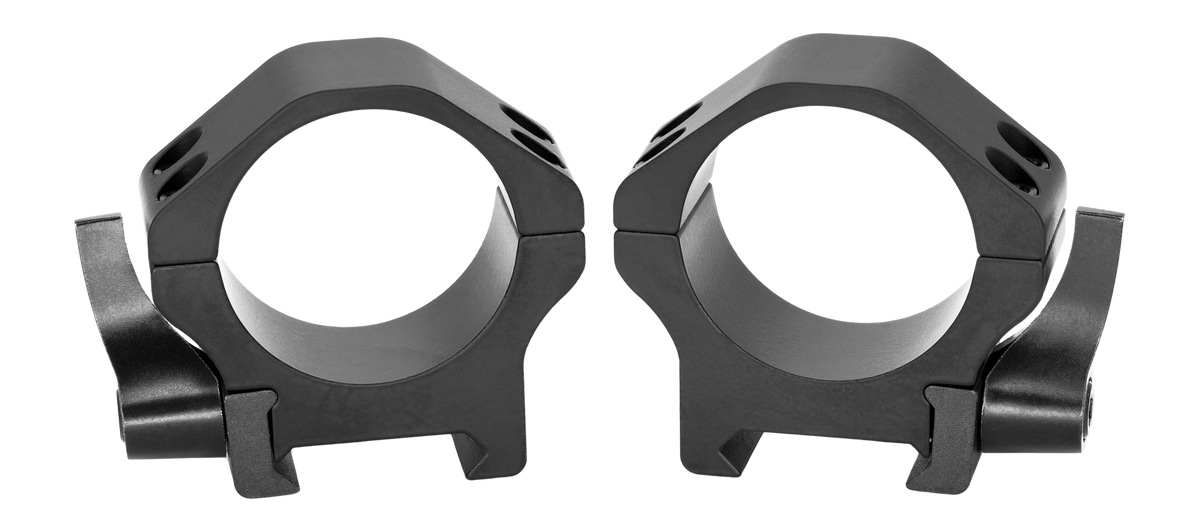Warne Maxima 500LM 1-Inch QD Low Matte Black Scope Rings