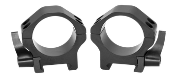 Warne Maxima 500LM 1-Inch QD Low Matte Black Scope Rings