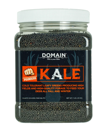 Domain Outdoor Pounder Kale 1 lb Food Plot Seed - 1/6 Acre Coverage