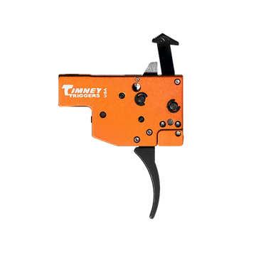 Timney Triggers 430 Replacement Trigger Two-Stage Curved 8 oz/1 lb for Tikka T3 - Black/Orange