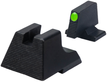 HK Elevated Iron Sight Green Tritium Black Frame - Fits HK VP9/VP40/P30/HK45