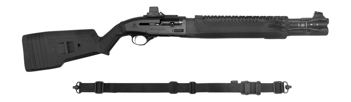 Langdon Tactical Tech LTT 1301 Blackout Beretta 1301 12 Gauge 3" 7+1 18.5" Semi-Auto Patrol Shotgun