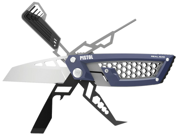 Real Avid Gun Tool Edge Pistol 2.60" Wharncliffe Plain Stainless Steel Multi-Tool