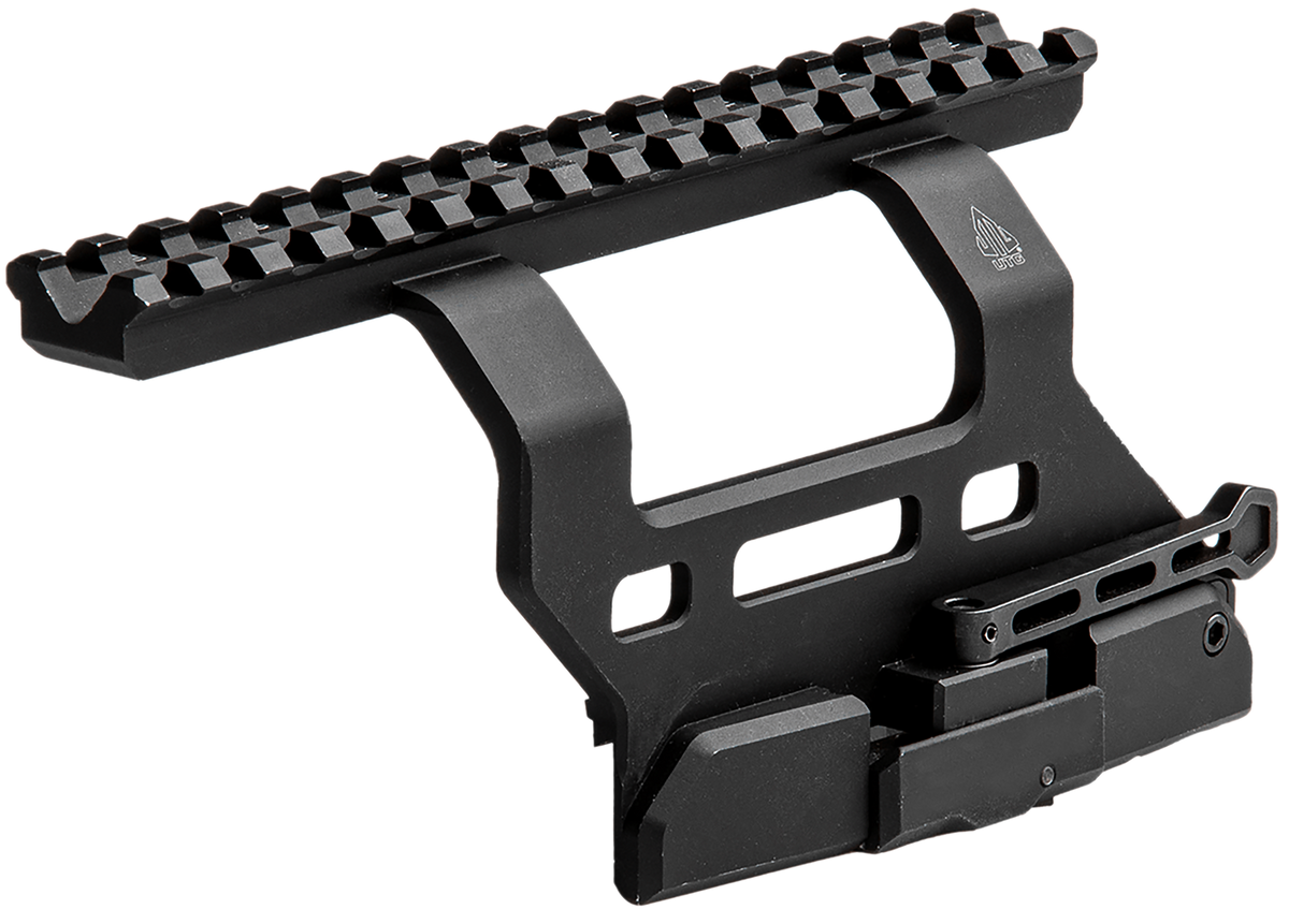 Leapers UTG Accu-Sync AK QR Side Mount 6.69" Matte Black Aluminum