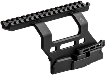 Leapers UTG Accu-Sync AK QR Side Mount 6.69" Matte Black Aluminum