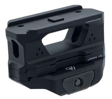 Strike Industries T1 Riser Mount Black Picatinny Lower 1/3 / Absolute Co-Witness