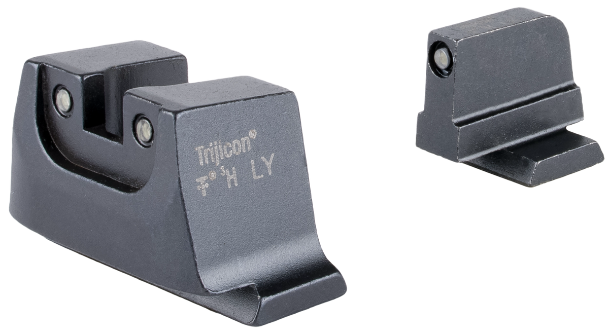 Trijicon Suppressor/Optic Height Night Sights Green Tritium Black Outline - Smith & Wesson M&P C.O.R.E./M2.0