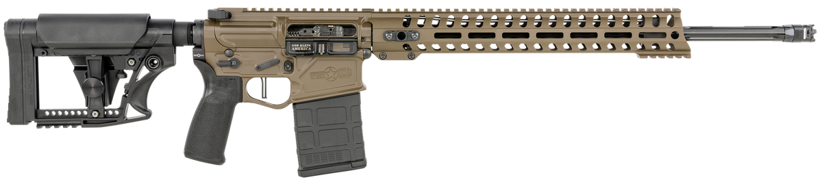 Patriot Ordnance Factory Rogue Prescott 6.5 Creedmoor 20" 20+1 Semi-Auto Rifle - Patriot Brown