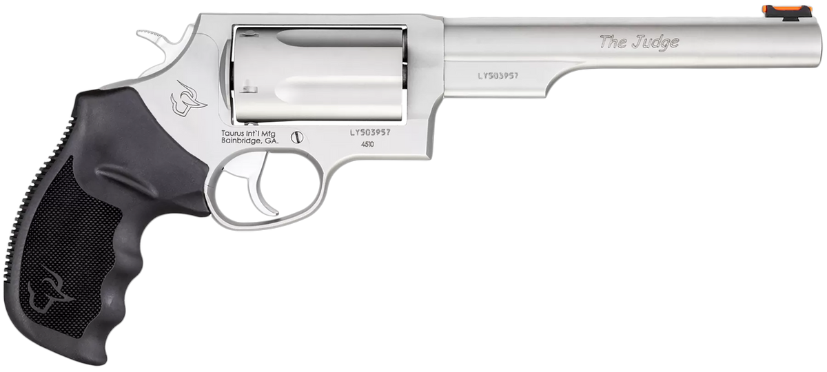 Taurus Judge 45 Colt / 410 Bore 6.5" 5-Shot DA/SA Revolver - Matte Stainless