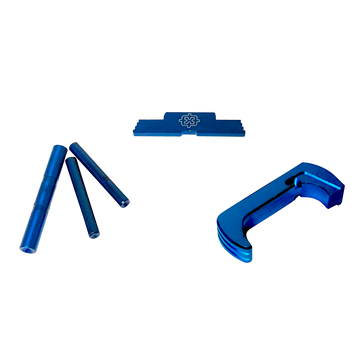 Cross Armory 3-Piece Upgrade Kit Glock 17/19/26/34 Gen5 Blue Anodized
