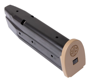 Sig Sauer P320/M17/M18 9mm Luger 17rd Black Steel Magazine w/Coyote Base