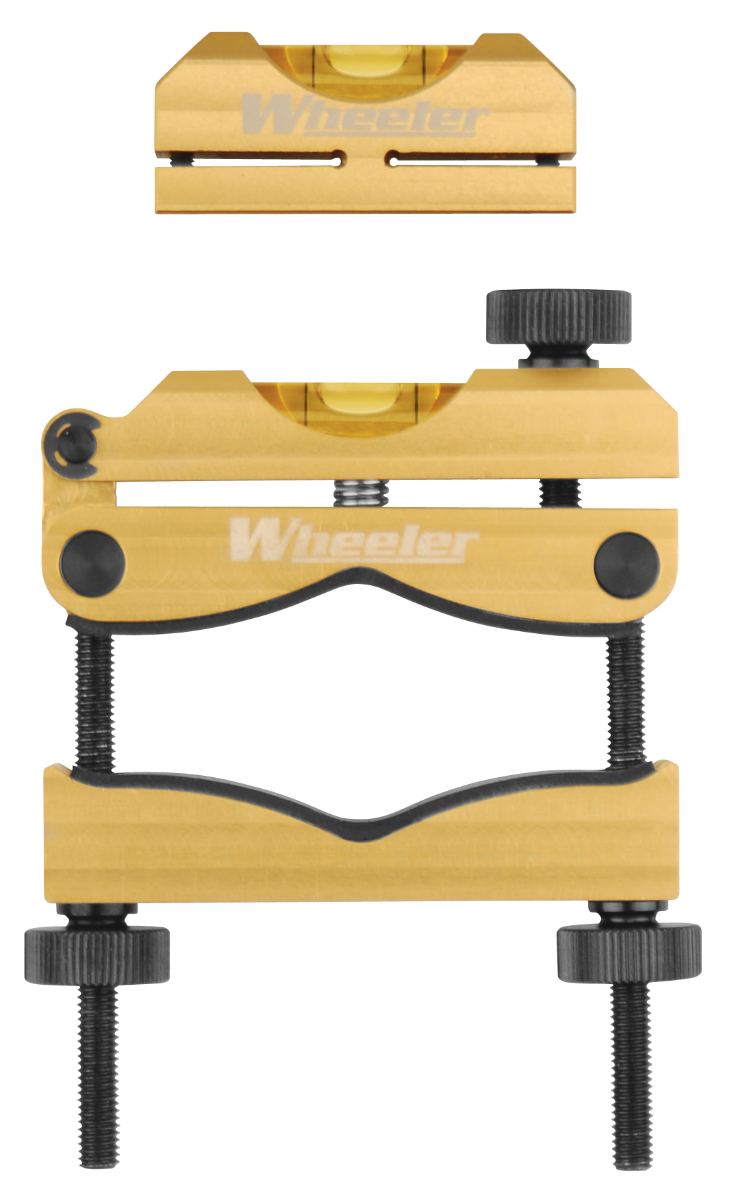 Wheeler 119050 Pro Reticle Leveling System Black/Yellow Aluminum