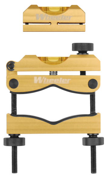 Wheeler 119050 Pro Reticle Leveling System Black/Yellow Aluminum