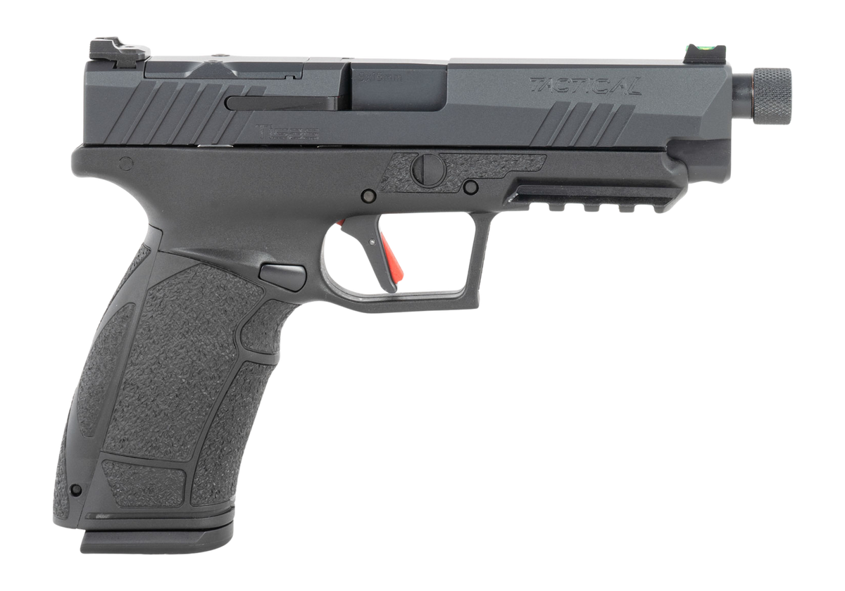Tisas PX-9 Gen3 Tactical 9mm Luger 5.10" 20+1 Semi-Auto Pistol - Black Cerakote, Threaded Barrel, Optic Cut