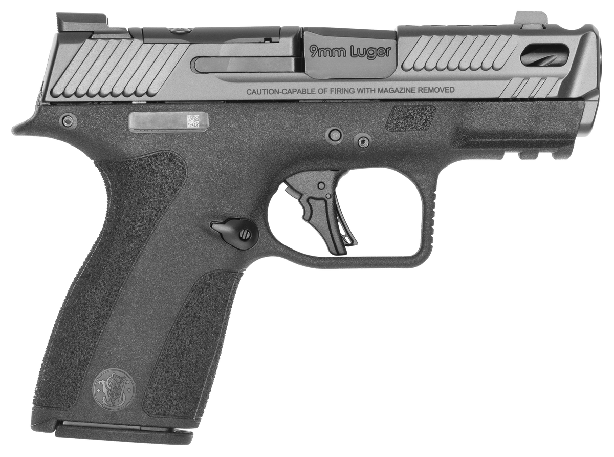 Smith & Wesson Performance Center M&P 9 Shield X Carry Comp 9mm 3.6" 15+1 Pistol w/Thumb Safety