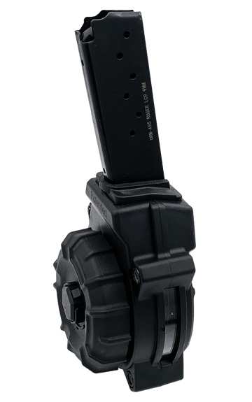 ProMag DRMA95 9mm 30-Rd Drum Ruger LC9/EC9 Black Polymer