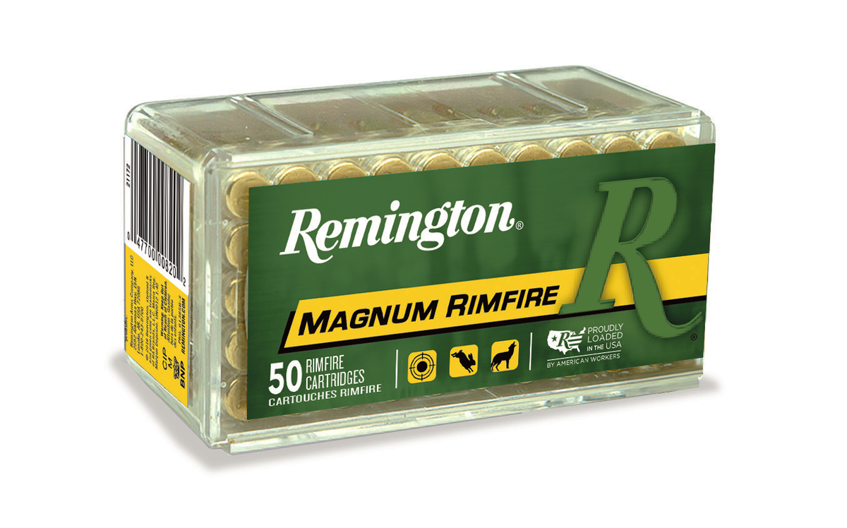 Remington Ammunition Magnum Rimfire 17 HMR 20gr Jacketed Soft Point 50 Rd - Box or Case