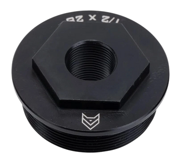 Angstadt Arms HUB to 1/2x28 Direct Thread Adapter - 17-4 Stainless Black Nitride