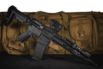 Shark Coast Tactical Midnight 5.56 NATO 10.5" 30+1 Semi-Auto AR-15 Pistol - Bundle