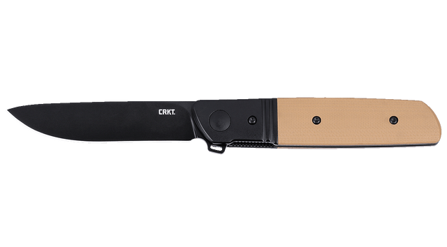 Columbia River Bamboozled 3.32" Folding Assisted D2 Coated Brown Handle