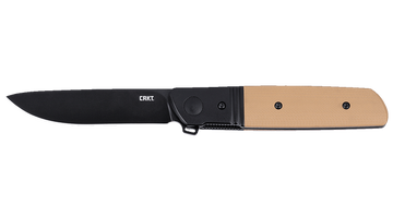 Columbia River Bamboozled 3.32" Folding Assisted D2 Coated Brown Handle
