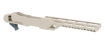 Timber Creek Outdoors Enforcer Rifle Chassis Ruger 10/22 FDE Aluminum - MSR Buffer Tube Compatible