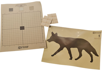 ATN Thermal Target Kit Coyote Paper 30" x 24" Brown - 2 Targets / 12 Plasters
