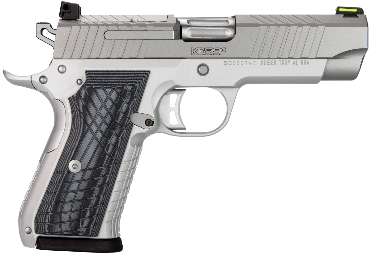 Kimber KDS9C 9mm 4.09" 15+1 Semi-Auto Pistol - Stainless / KimPro Silver