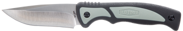 Old Timer Trail Boss 3.70" Fixed Drop Point Plain Stainless Steel Blade TPE Handle - with Sheath