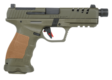 SAR USA SAR9 SOCOM 9mm Luger 5.20" 10+1 Semi-Auto Pistol - OD Green