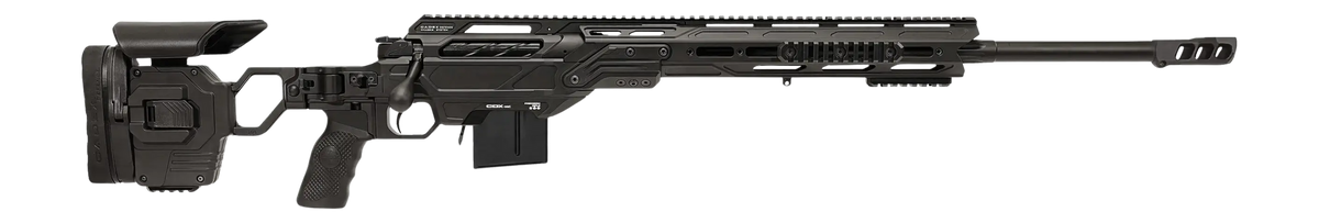 Cadex CDX-MC Kraken 6.5 Creedmoor 24" 10+1 Bolt Action Rifle - Black DLC