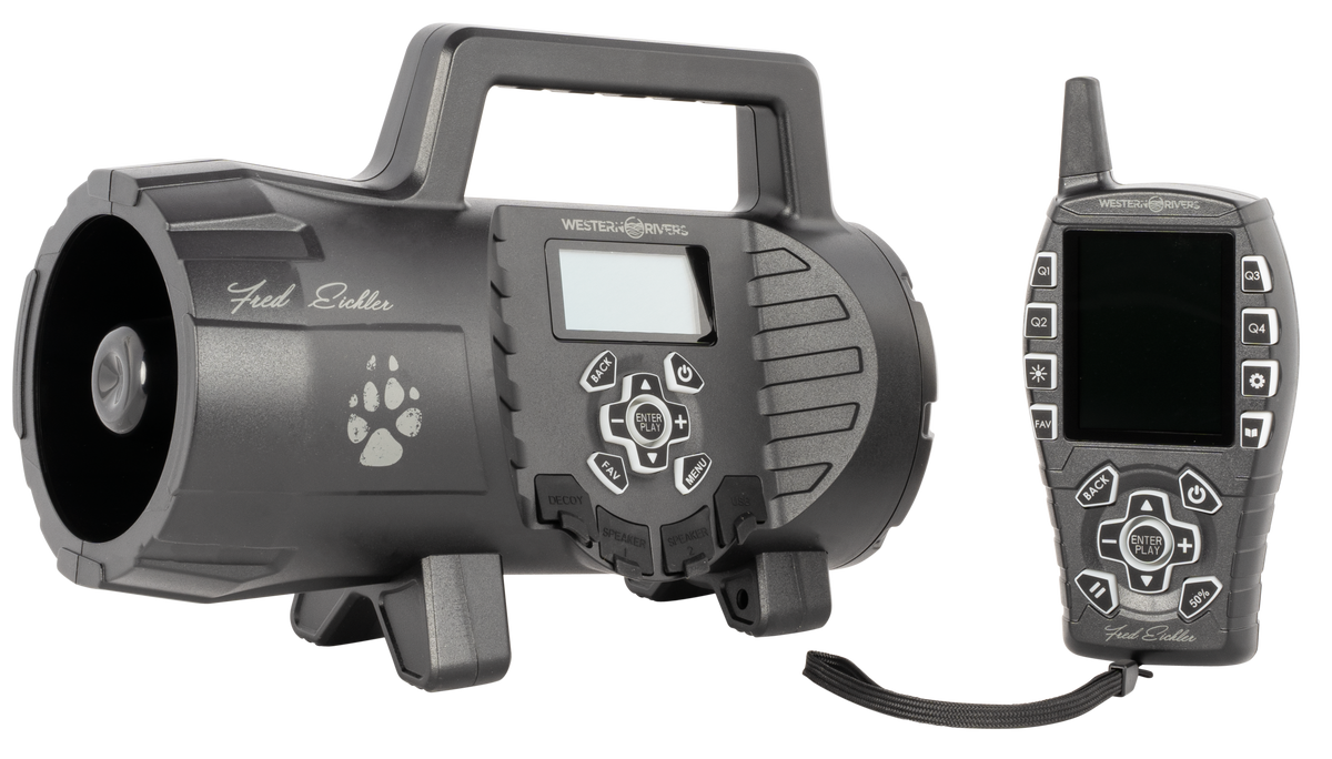 Western Rivers Eichler Single Speaker Electronic Predator Call 40 Preset Sounds Remote Black